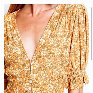 Faithfull The Brand Rafa Midi Dress in size XS